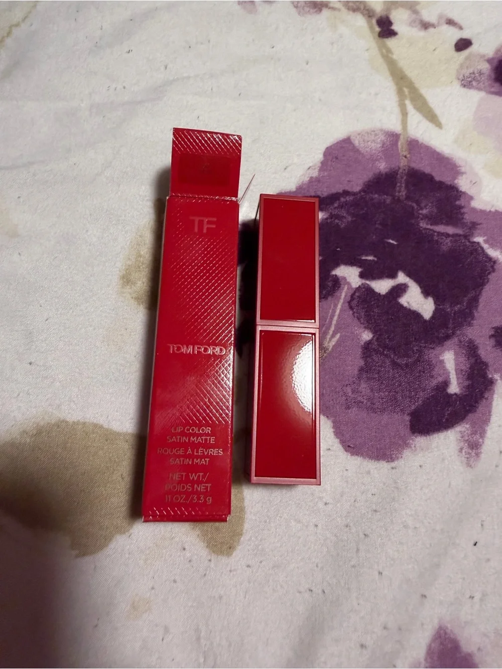 New Tom Ford Lip Color in Deep Red in 90 fete full size